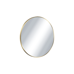 Virro lustro łazienkowe 60 cm okrągłe, złoty szczotkowany