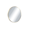Virro lustro łazienkowe 60 cm okrągłe, złoty szczotkowany