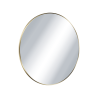 Virro lustro łazienkowe 80 cm okrągłe, złoty szczotkowany