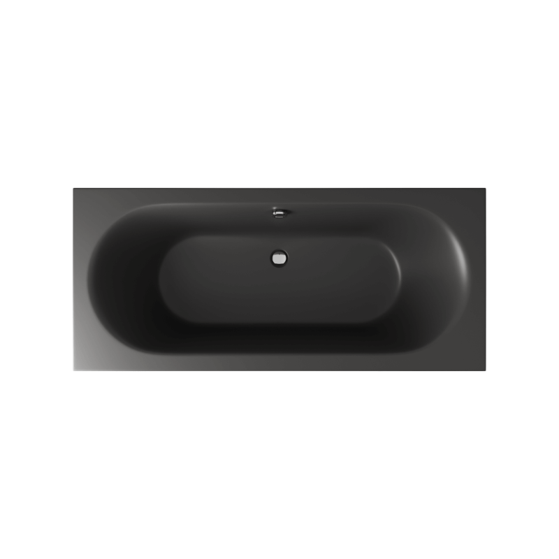 Oceana Slim wanna prostokątna 160X75 cm antracyt mat