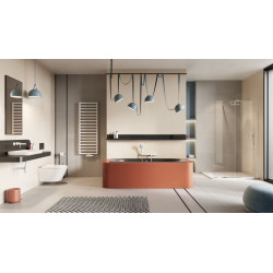 Oceana Slim wanna prostokątna 160X75 cm antracyt mat