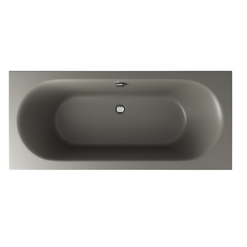 Elegancka Wanna Oceana Slim 160x75 cm w Szarym Macie - Stylowy Minimalizm w Twojej Łazience