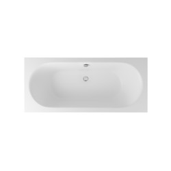 Elegancka wanna prostokątna Oceana Slim 170x75 cm, biały mat - luksus dla Twojej łazienki!