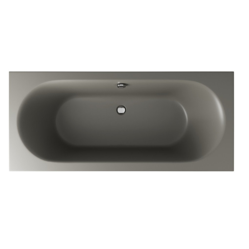 Stylowa wanna prostokątna Oceana Slim 180x80 cm w eleganckim szarym macie