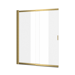 Liner parawan nawannowy 110x140 cm rozsuwany 2-częściowy lewy / prawy, złoty szczotkowany