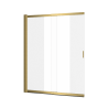 Liner parawan nawannowy 110x140 cm rozsuwany 2-częściowy lewy / prawy, złoty szczotkowany