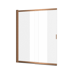 Liner parawan nawannowy 110x140 cm rozsuwany 2-częściowy lewy / prawy, miedziany szczotkowany