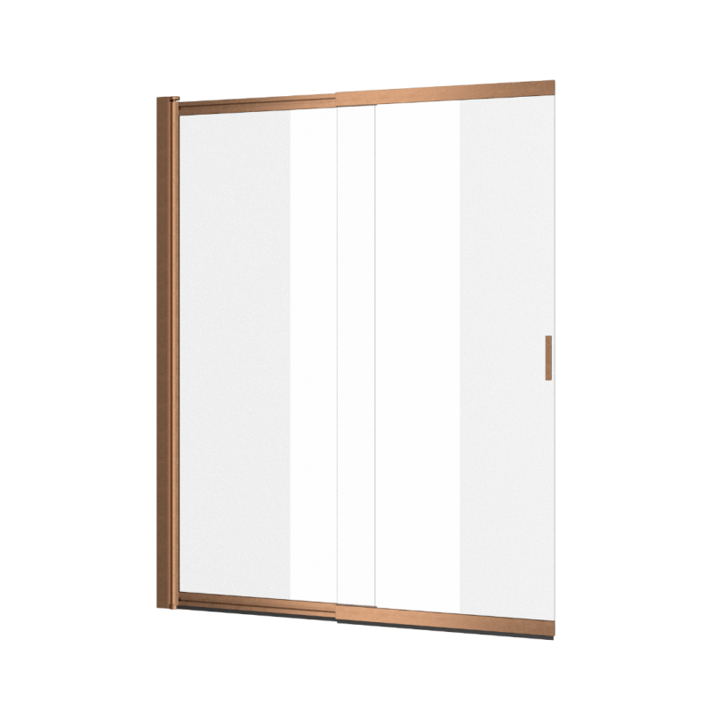 Liner parawan nawannowy 110x140 cm rozsuwany 2-częściowy lewy / prawy, miedziany szczotkowany