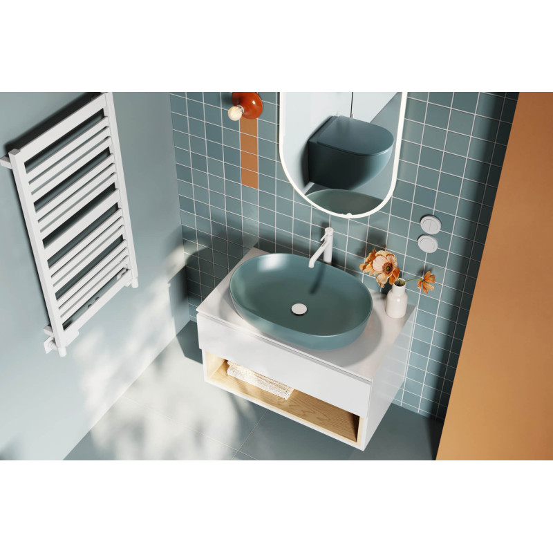 Conti grzejnik łazienkowy 89x50 cm, biały mat