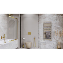 Conti grzejnik łazienkowy 121x50 cm, cappuccino