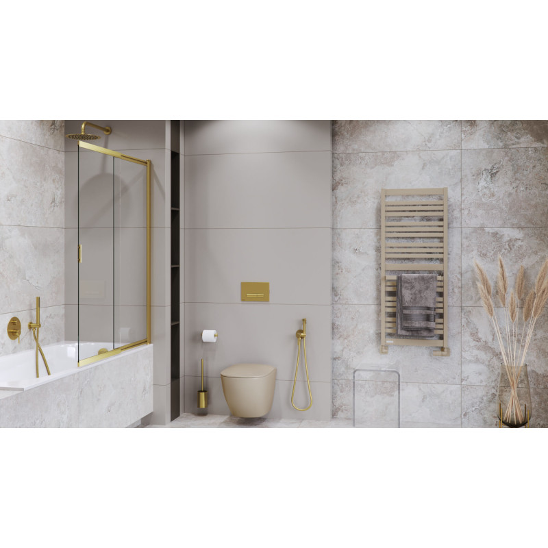 Conti grzejnik łazienkowy 121x50 cm, cappuccino