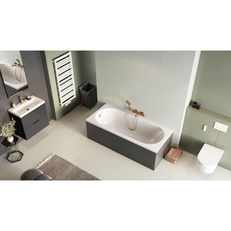 Conti grzejnik łazienkowy 143x50 cm, biały mat