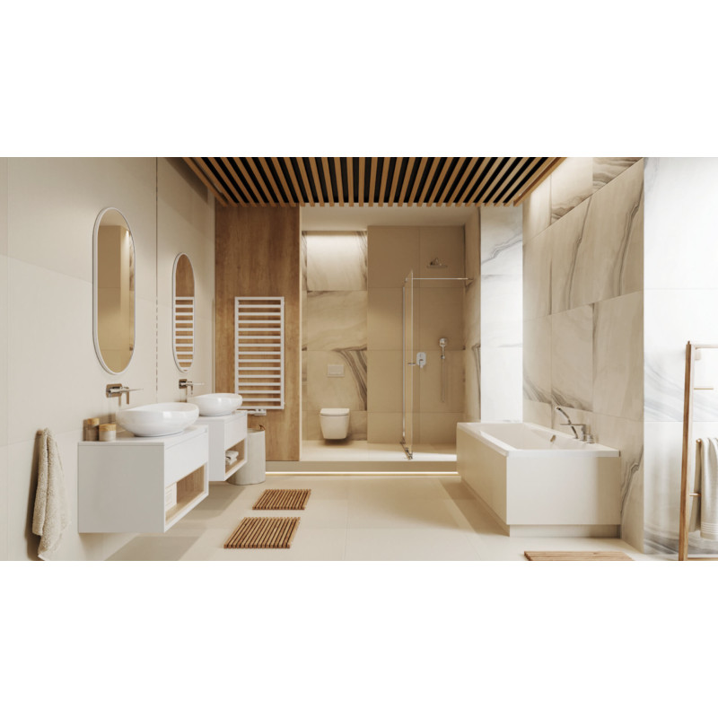 Brego grzejnik łazienkowy 115x50 cm, biały mat