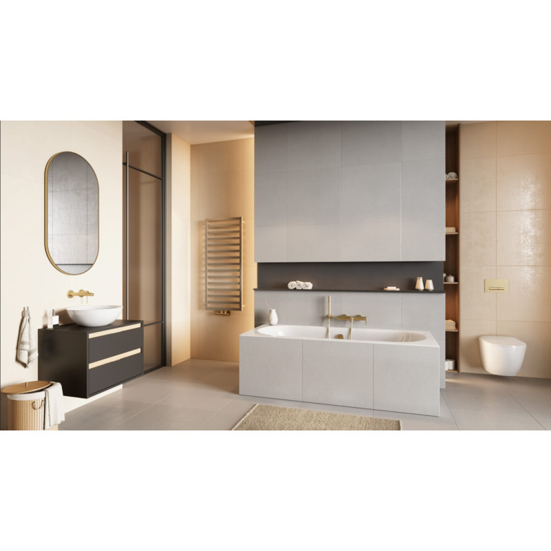 Brego grzejnik łazienkowy 115x50 cm, cappuccino