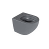 Luqa miska WC 48 cm wisząca bezrantowa, z system spłukiwania Spin 360, grafit mat