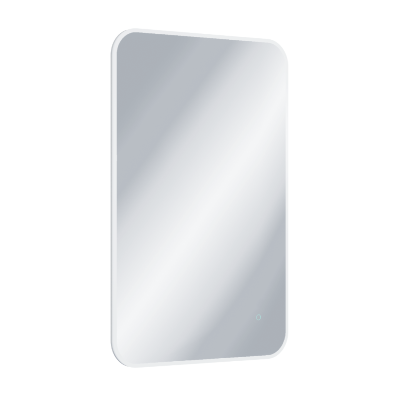 Lumiro lustro łazienkowe 120x80 cm prostokątne, oświetlenie LED mata grzewcza, rama akrylowa