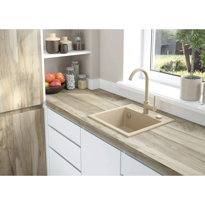 Bateria kuchenna ZENITH - elegancja i funkcjonalność w piaskowym wykończeniu z mosiądzu