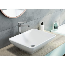 Chromowany Mosiężny Styl: Jednouchwytowa Bateria Łazienkowa Elegance 308 mm