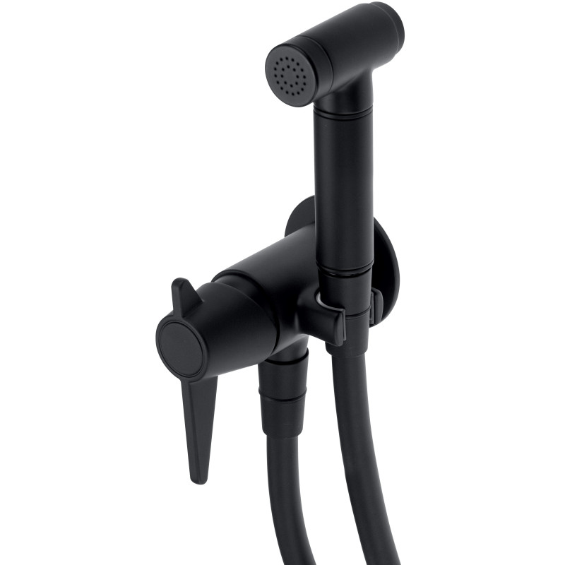 Podtynkowa bateria bidetowa Nero z funkcją bidetta i wygodnym przyciskiem start-stop