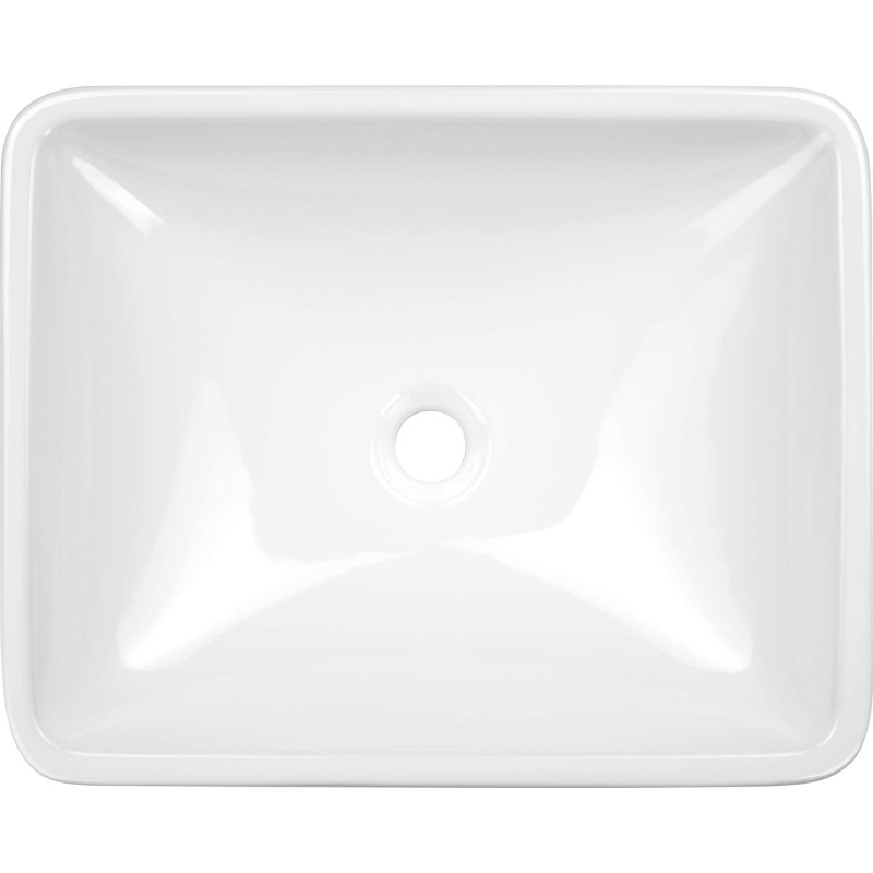 Elegancka Umywalka Ceramiczna Nablatowa 49x39 cm - Styl i Funkcjonalność w Jedynej Formie!
