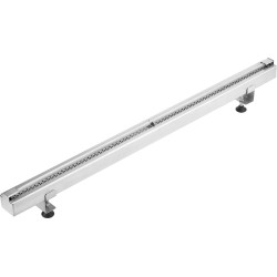 Elegancki Odpływ Liniowy ze Stali Nierdzewnej 80cm - Kompletny Zestaw z Syfonem 360°