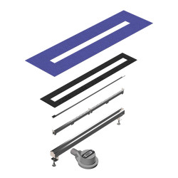 Elegancki Odpływ Liniowy ze Stali Nierdzewnej 80cm - Kompletny Zestaw z Syfonem 360°