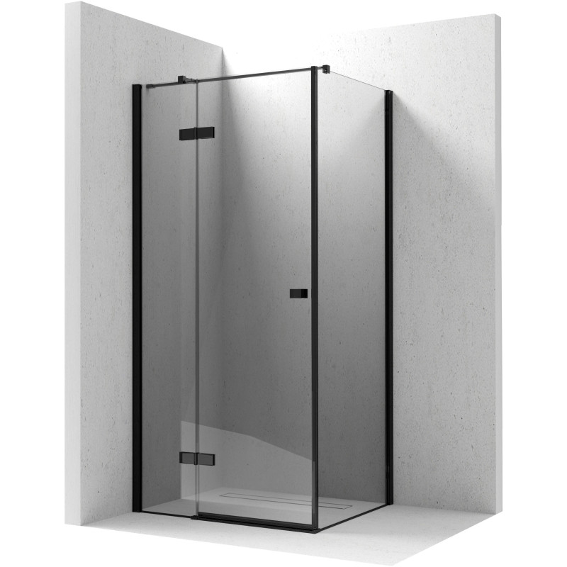 Exklusiva - Elegancka Kabina Prysznicowa 80x100 z Systemem Cichego Zamknięcia i Active Cover