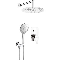 Luksusowy Zestaw Prysznicowy Solano - Kompletny Komfort Podtynkowy z Chromowanym Wykończeniem