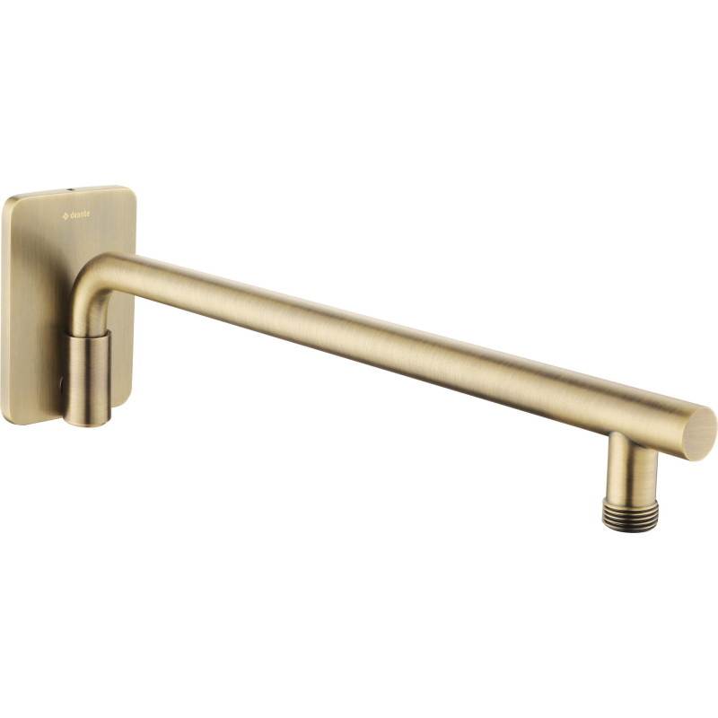 Luksusowa Wylewka Prysznicowa Ścienna z Mosiądzu - Obrotowa 408 mm