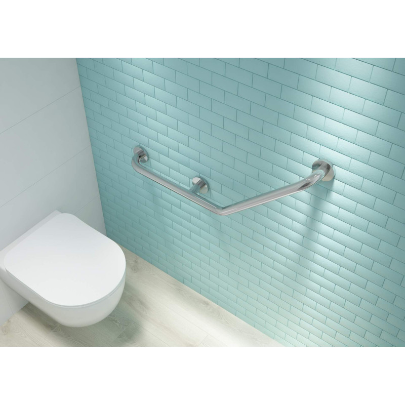 Kątowy Uchwyt Ścienny Premium ze Stali 304, Polerowany, Udźwig 150kg