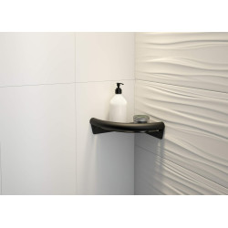 Półka Narożna Łazienkowa Nero - Wytrzymałość i Styl w Twojej Łazience