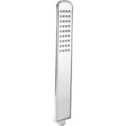 Chromowana Słuchawka Prysznicowa 1-Funkcyjna z Anti-Calc - Deszczowy Strumień