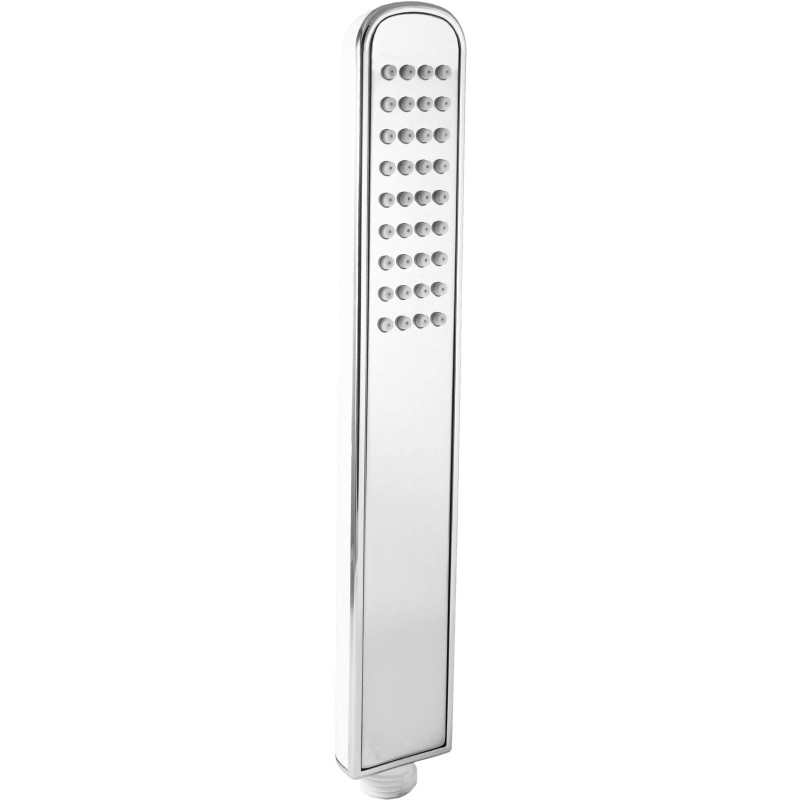 Chromowana Słuchawka Prysznicowa 1-Funkcyjna z Anti-Calc - Deszczowy Strumień