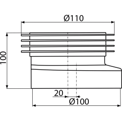 WC manżeta mimorodowa