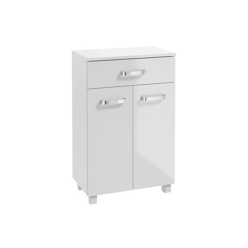 Szafka z blatem NEVADA B50 - Biały Połysk, Elegancja i Funkcjonalność dla Twojej Kuchni