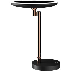 Eleganckie Lustro Kosmetyczne LED w Stylu Różowego Złota - Perfekcja na Każdy Dzień