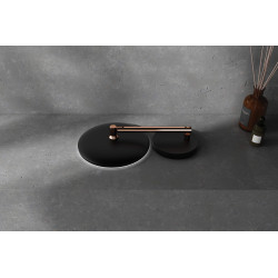 Eleganckie Lustro Kosmetyczne LED w Stylu Różowego Złota - Perfekcja na Każdy Dzień