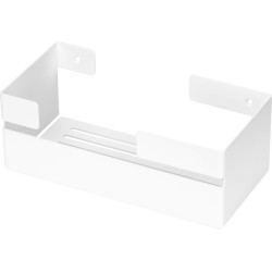 Elegancka Półka Ścienna Bianco Mat - Stalowa, Wysoka, Kompletny Zestaw Montażowy