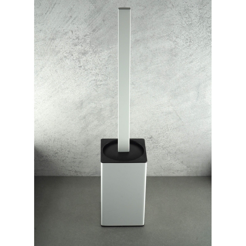 Elegancka Szczotka WC Bianco - Stal Nierdzewna, Matowa, Wolnostojąca
