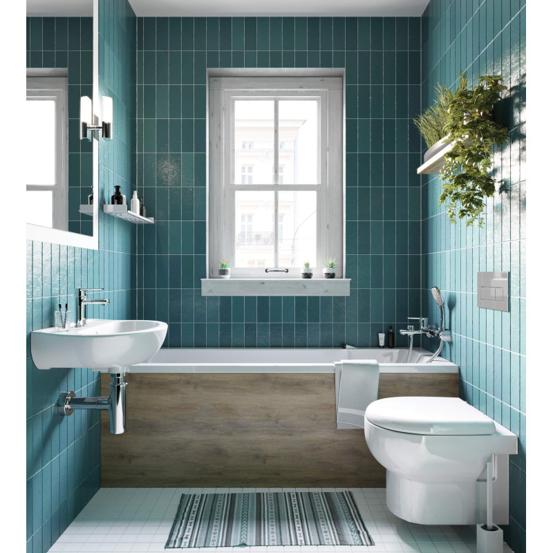 Elegancka Szczotka WC Bianco - Stal Nierdzewna, Matowa, Wolnostojąca