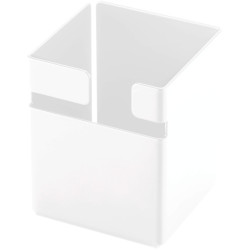 Kubek Łazienkowy Bianco Matowy ze Stali - Wielofunkcyjny Elegancik do Twojej Łazienki!