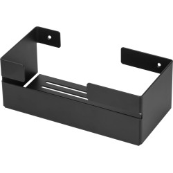 Elegancka Półka Łazienkowa Nero Mat z Montażem – Stalowa Doskonałość 90x240x115mm