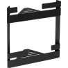 Podwójna Półka Narożna Nero Mat - Nowoczesna Steel Design do Twojej Łazienki