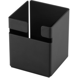 Elegancki Kubek Łazienkowy z Matowej Stali Nero - Wielofunkcyjny Design