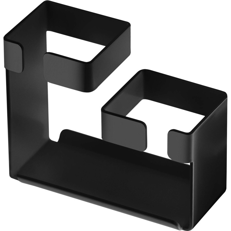 Elegancki Stojak na Szczoteczki GAA, Nero Mat, Stal Nierdzewna, Wys. 100mm