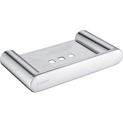 Chromowana Mydelniczka Ścienna ze Stali Nierdzewnej - Elegancja w Twojej Łazience