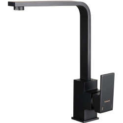 Elegancka Bateria Kuchenna Nero z Obrotową Wylewką i Mosiężną Jednouchwytową Konstrukcją