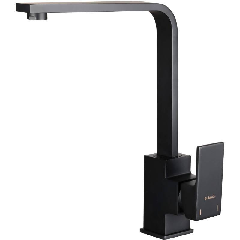 Elegancka Bateria Kuchenna Nero z Obrotową Wylewką i Mosiężną Jednouchwytową Konstrukcją