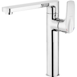 Chromowana Bateria Kuchenna Premium - Obrotowa, Jednouchwytowa z Mosiądzu