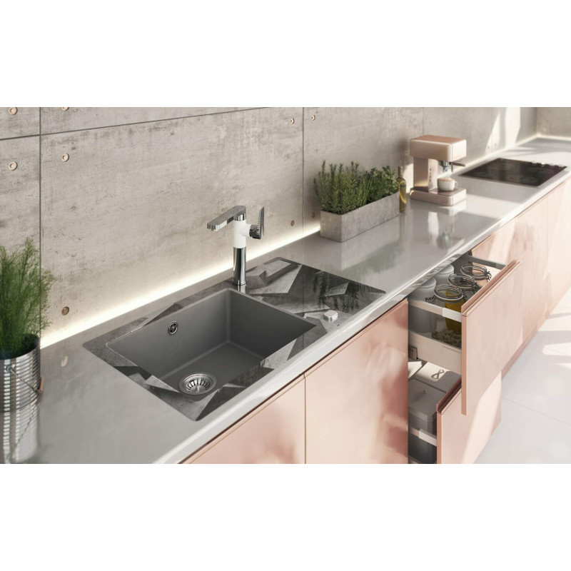 Elegancka bateria kuchenna chromowana z funkcją obrotową i ekonomicznym aeratorem